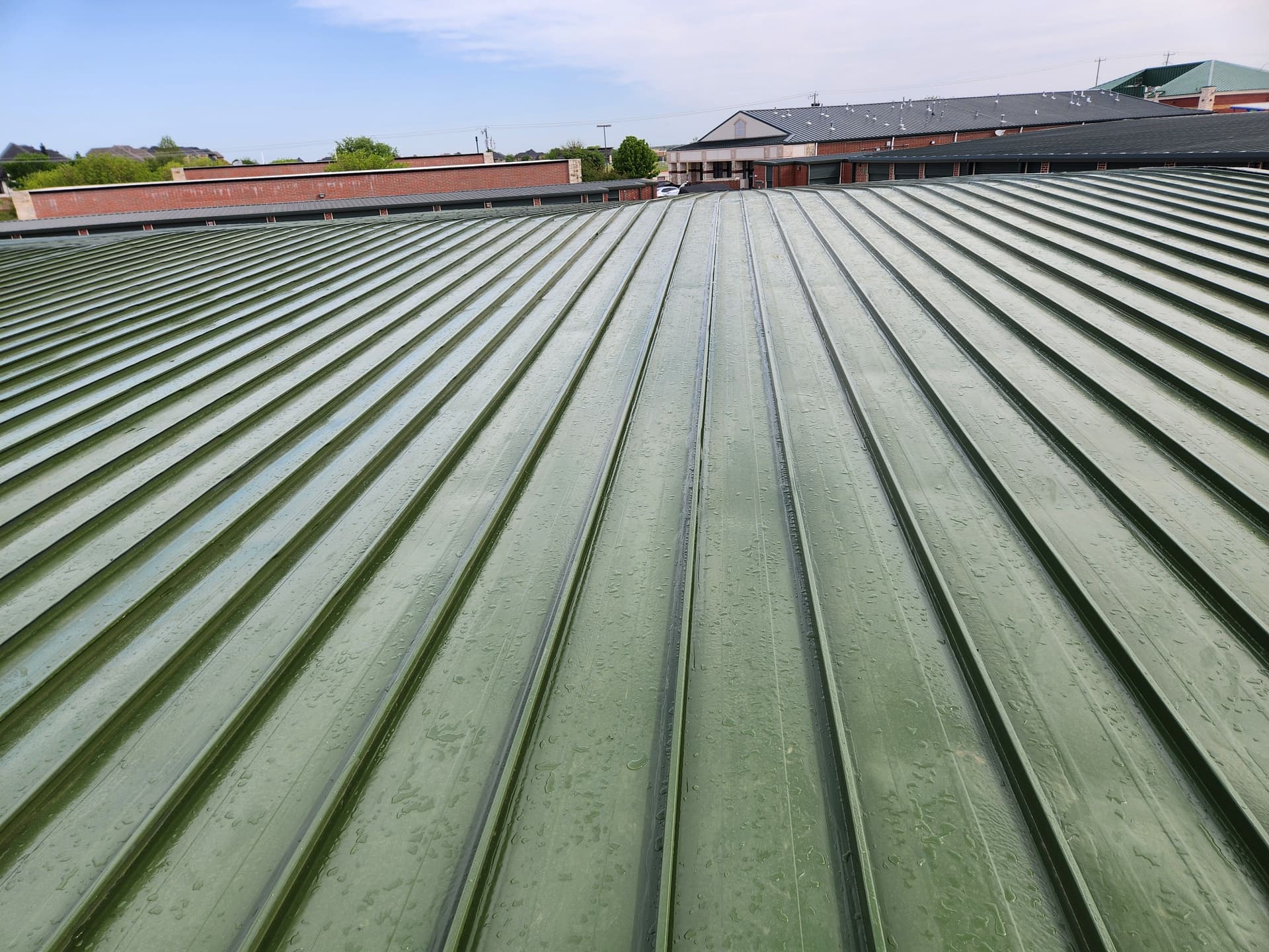 Gallery photos for 240-Square Metal Roof Restoration with Silicone Coating in Prosper: Image #6